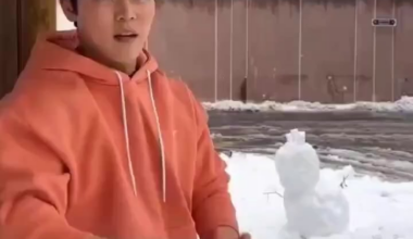 This is why you do not get into a snowball fight with a baseball player