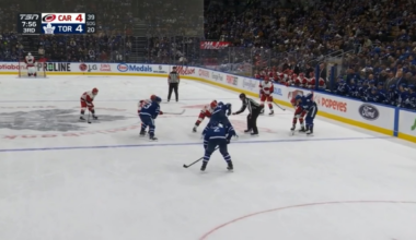[CAR (5) - 4 TOR] Ehlers makes a huge play, leading to the Stankoven goal