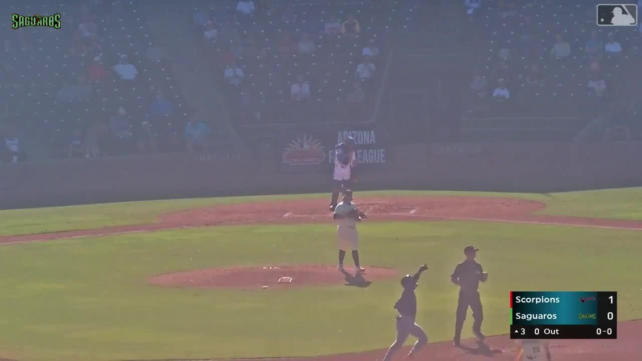 Chris Suero belts his 5th homer of the Arizona Fall League with a .921 OPS. Chris and Nick Morabito have been selected for the AFL stars game.