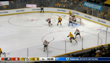 Forsberg scores 1:44 into the game