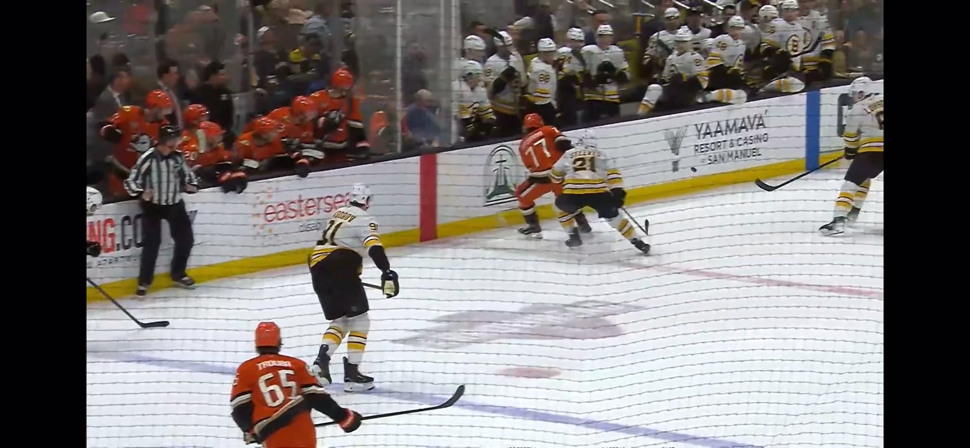 Vatrano takes down Steeves