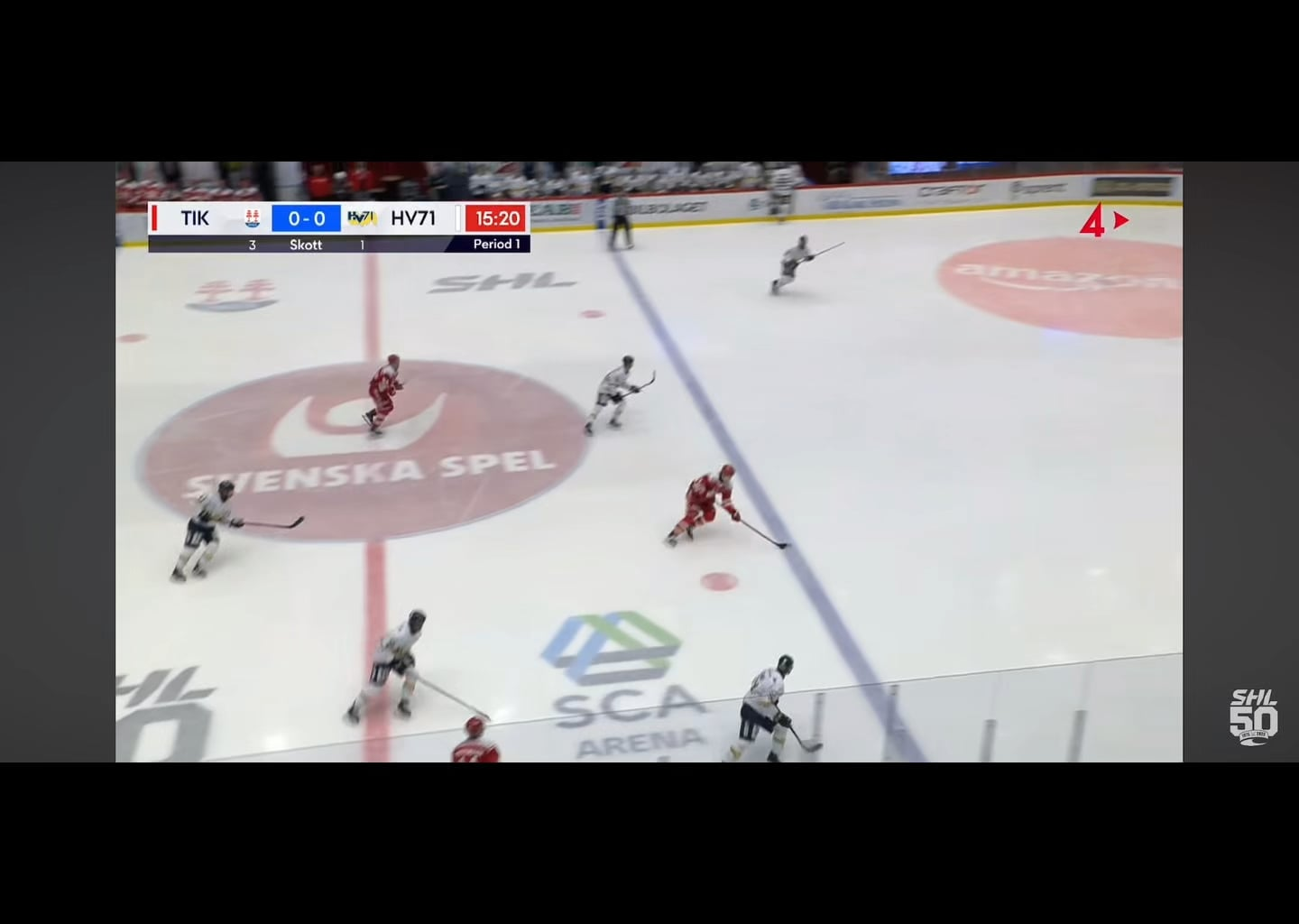 Eddie Genborg with his 6 and 7th goals of the season