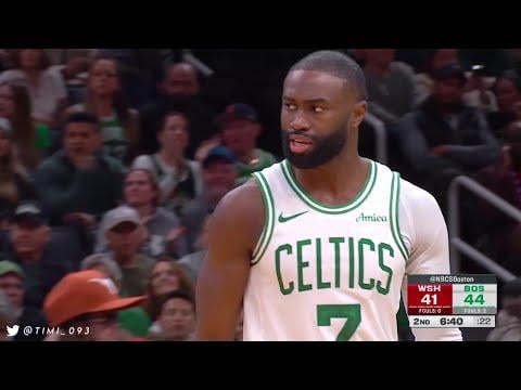 [HIGHLIGHTS] Brown gets 35-5-5, Minott has a career nigh and Queta posts 15-12 double-double as the Celtics overcome slow start to blow out the Wizards!