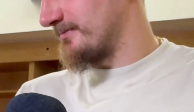 “Thanksgiving is just right around the corner, what are you thankful for?” “Oh my god”