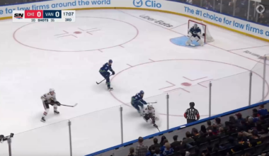 Tyler Bertuzzi finally breaks the 0-0 game with his 4th goal of the season