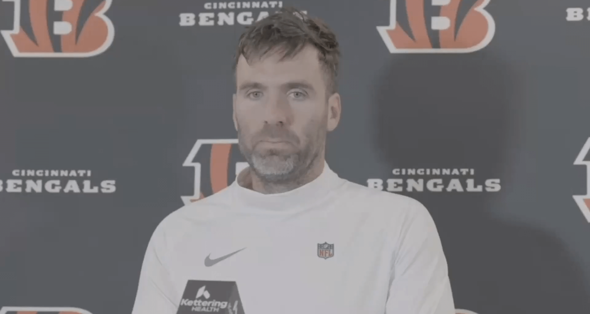 [Highlight] Bengals QB Joe Flacco on the late hit from TJ Watt:

"That's football. He did a good job, he buried me in the turf."