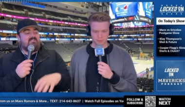 Martin catching strays on Locked On Mavs 😂