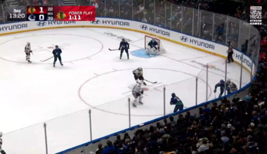 Connor Bedard sets up Tyler Bertuzzi, who scores on the power play for his 2nd goal of the period and 5th of the season