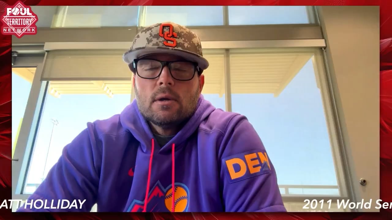 "If Albert gets a managing job, he'd want to take Yadi." Matt Holliday believes that Albert Pujols and Yadier Molina on the same coaching staff in San Diego would be a dream for players.