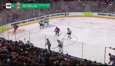 Future NHL Hall of Good forward Connor Clattenburg, brought up to fight and bring a physical element to the struggling Oilers, has his first NHL goal.