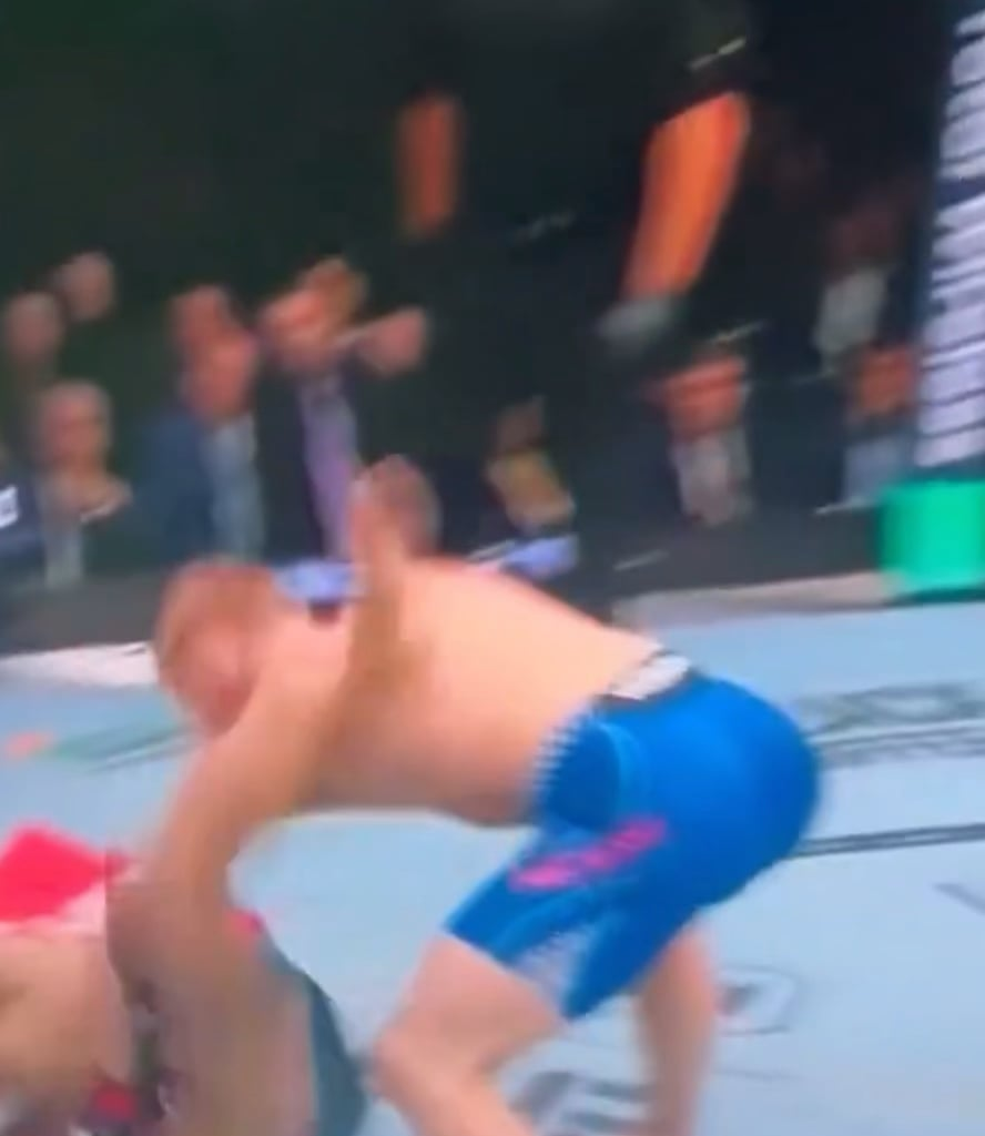 Skattebo Doing Skattebo Things Front row at UFC 322 in MSG