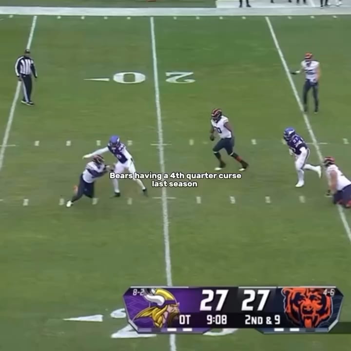 Bears late-game moments, then vs now