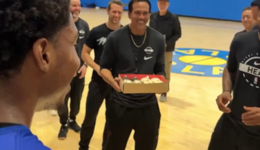 The Miami Heat Celebrating Erik Spoelstra's Birthday