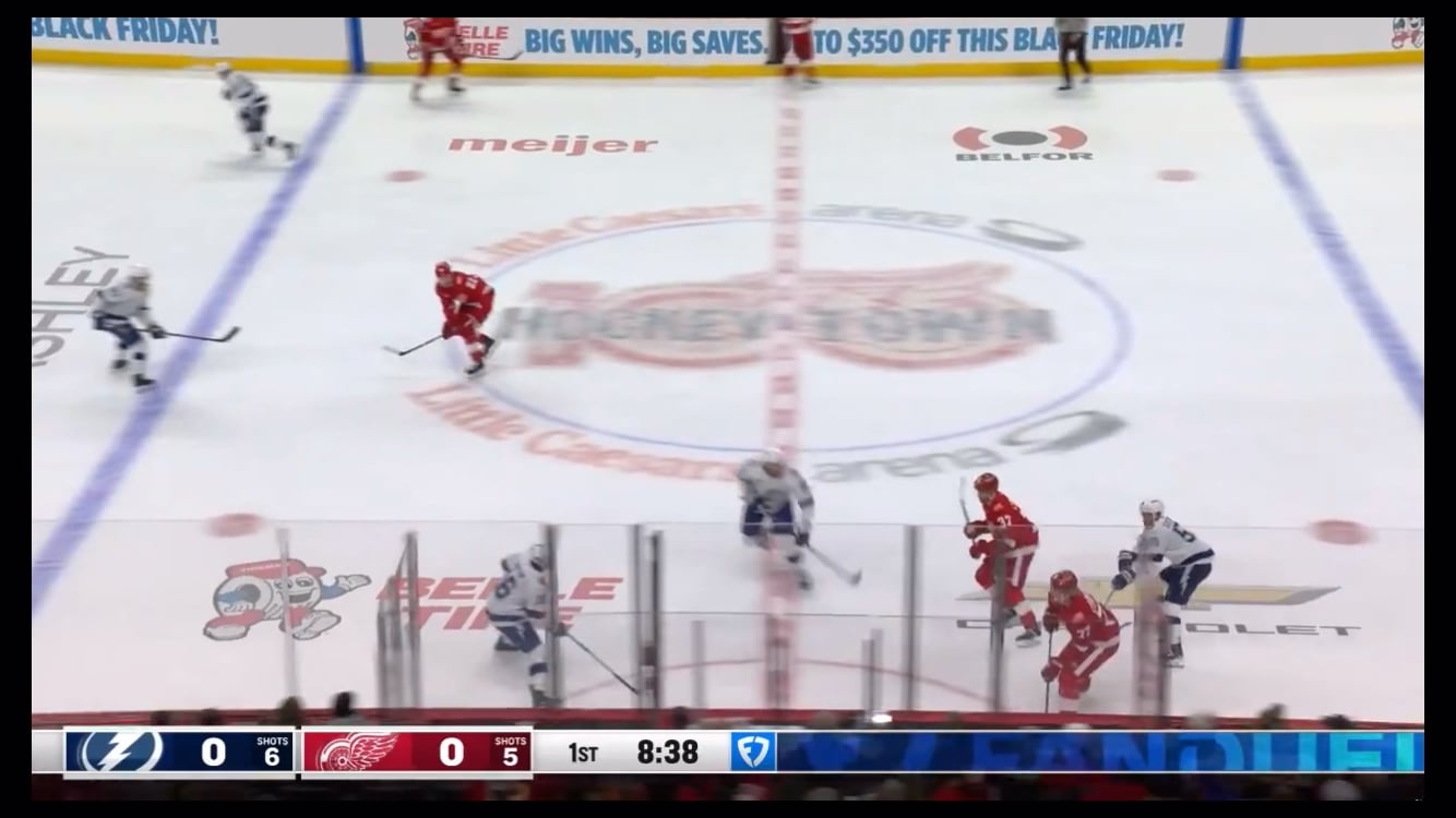 Compher opens the scoring