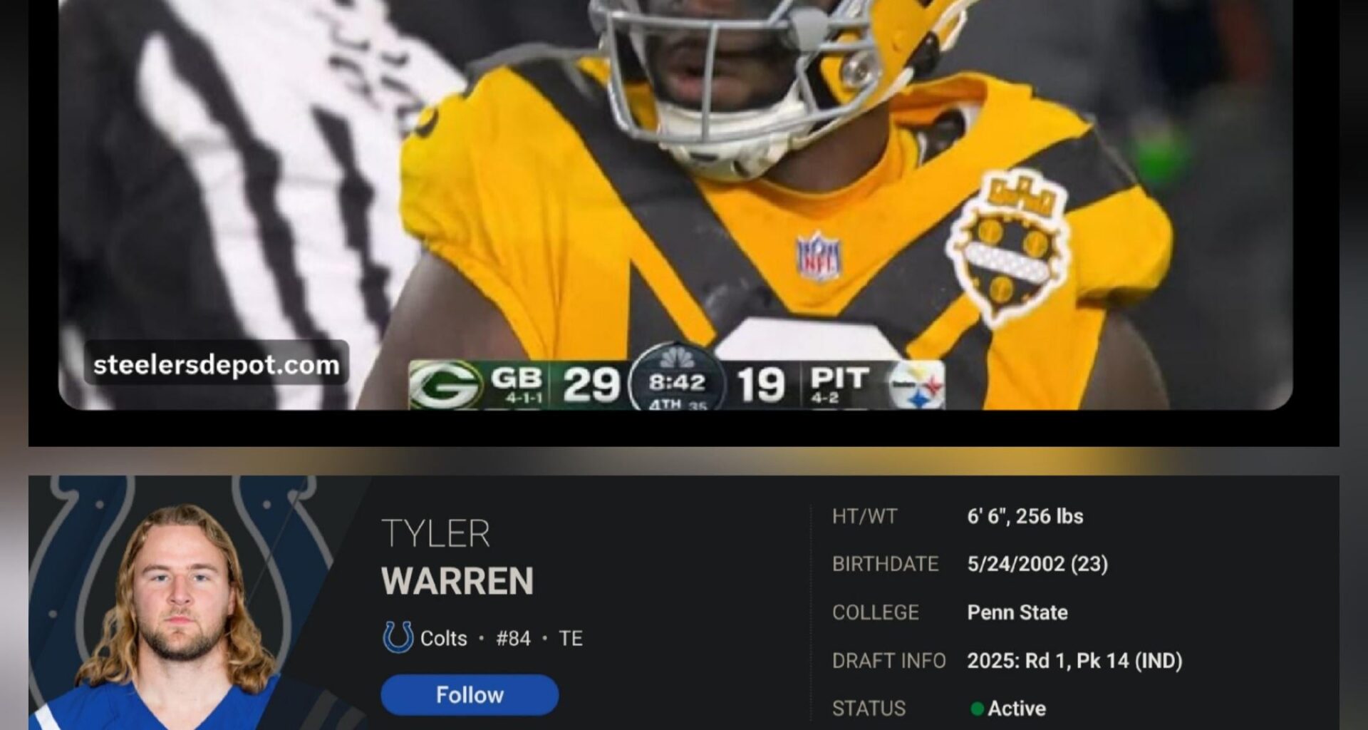Pictured: Backing up your words