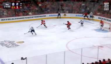 What a pass by Frank Nazar and what a goal by Teuvo Teravainen, who scores his 4th of the season