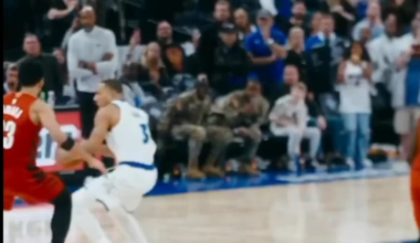 Desmond Bane buzzer beater to the tune of Father Stretch My Hands Pt. 1 — Just for Magic Reddit