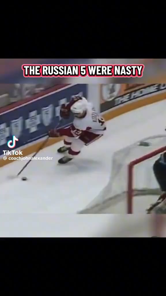 The Russian Five really changed the whole vibe in Detroit. The way they moved the puck was unreal.