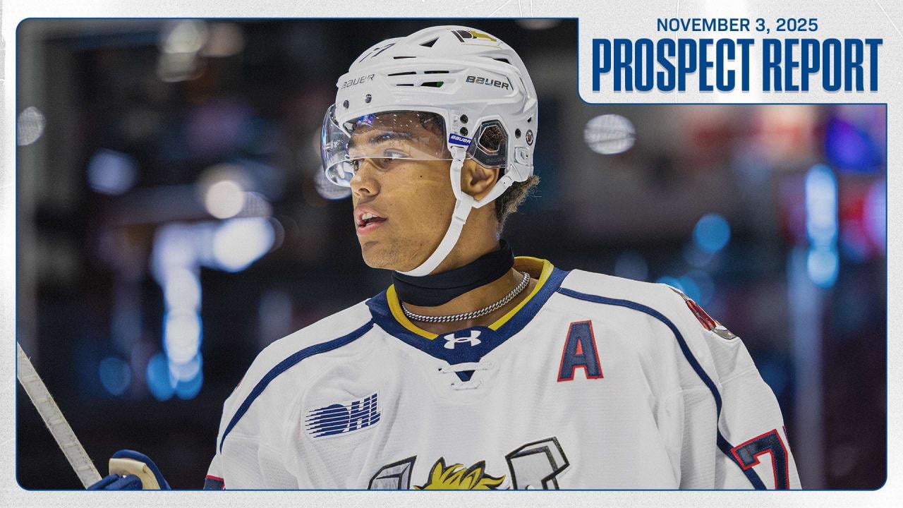 Islanders Prospect Report: Nov. 3, 2025 | New York Islanders