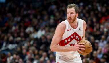 Raptors' Jakob Poeltl out vs. 76ers due to lower-back injury management