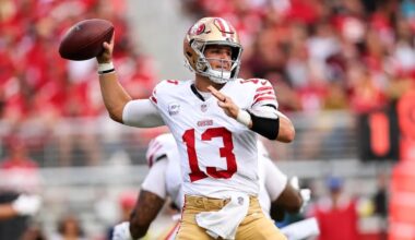 Kyle Shanahan dismisses idea that it will be 'hard decision' to pick between healthy Brock Purdy and Mac Jones