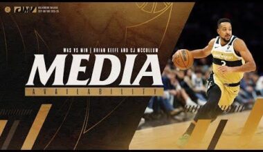 Media Availability: Head Coach Brian Keefe and CJ McCollum | 11.19.25