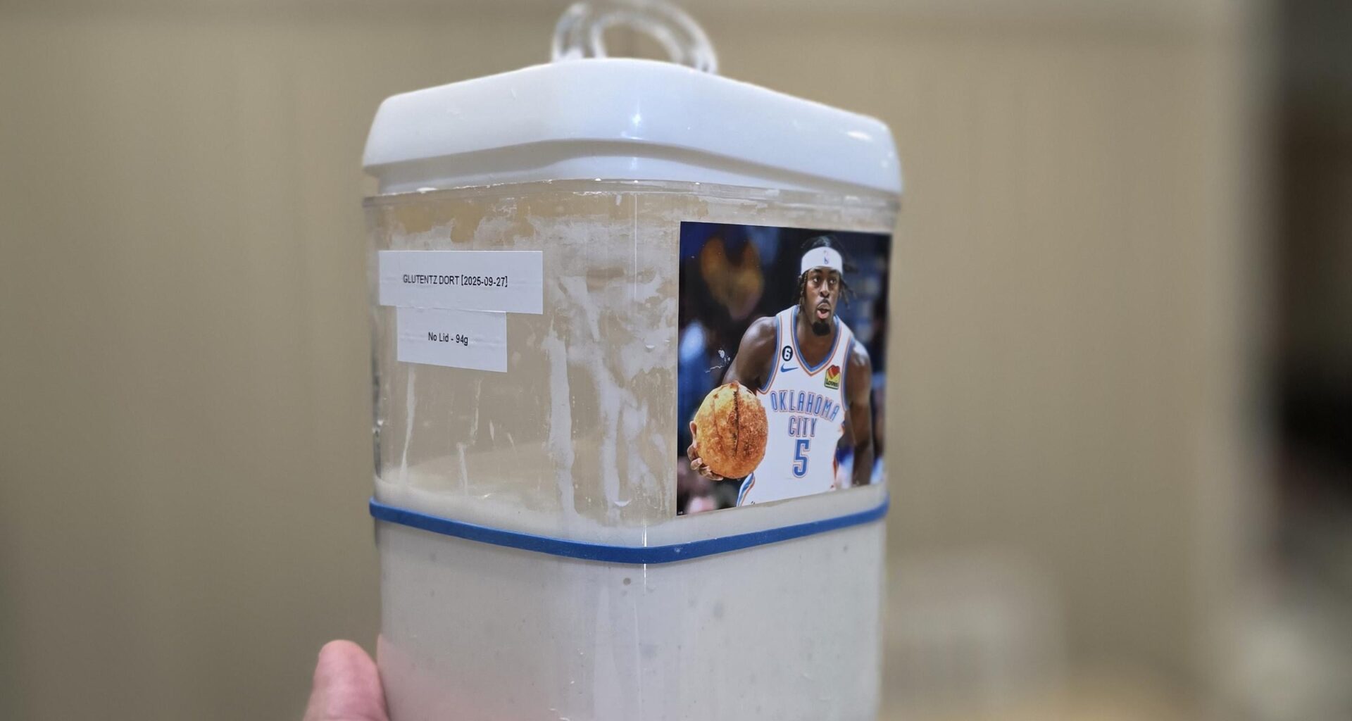 My sourdough starter, Glutentz Dort