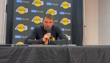 [McMenamin] Luka Doncic on if he can average 40 points per game this season: “That’s going to be tough …” I followed up by saying that Austin Reaves told me he thinks he could. Luka, with a big smile: “Austin’s stupid.”