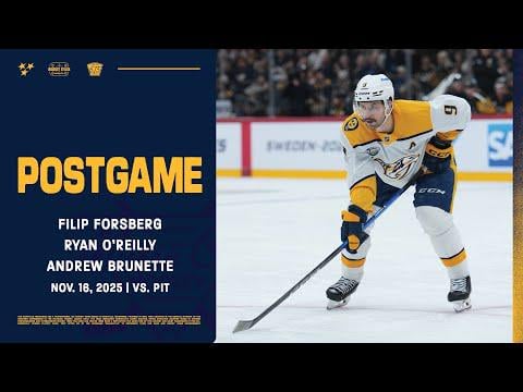 Forsberg, O’Reilly & Brunette Postgame: Nov. 16, 2025