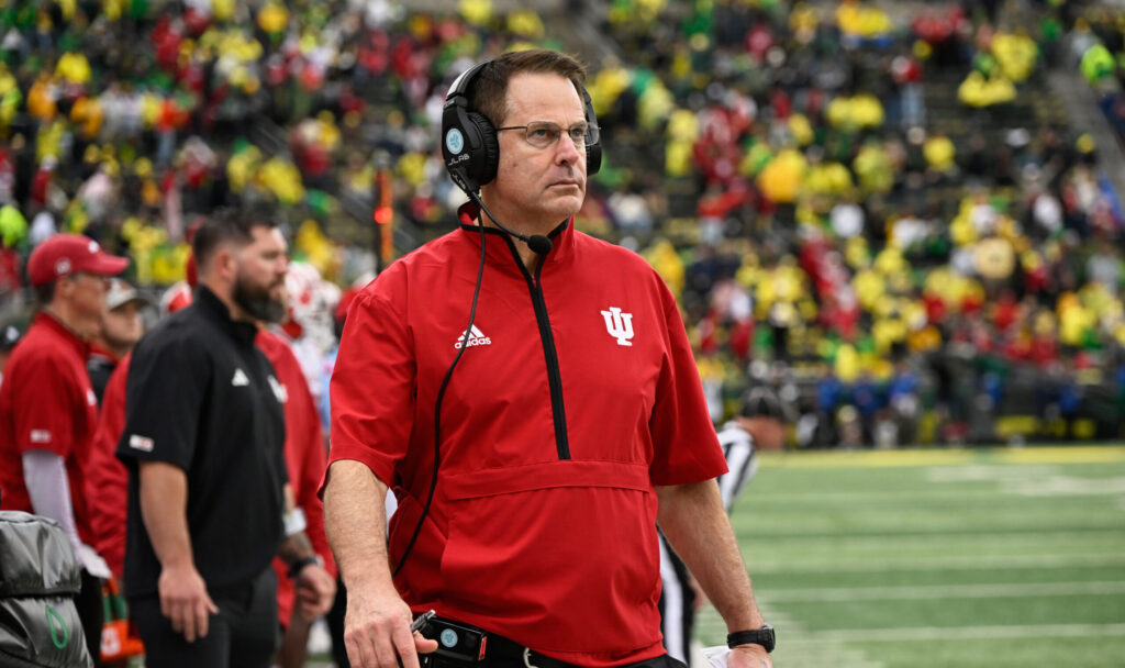 Indiana football head coach Curt Cignetti