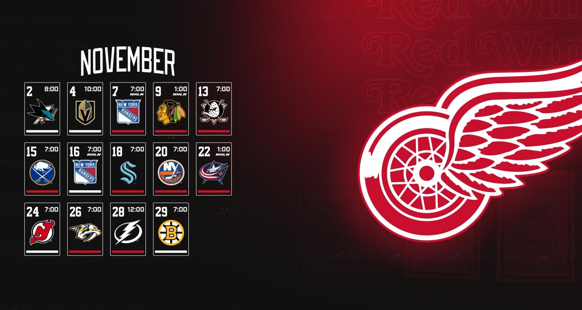 November Schedule Wallpaper // Mobile & Desktop