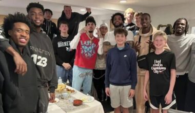 The team having dinner at Kon’s family home was on NBC Nightly News last night