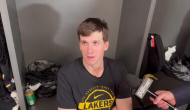 Austin Reaves: “Did we shoot over 40% from 3 today?”
Reporters: Nope. 39.4.
Reaves: “S—-. In Arkansas we round that up.”
Reporters: Not with 0.4 …
Reaves: “I said in Arkansas.”
(The Arkansan shot 5-of-9 from 3 though, moving past KCP for No. 7 on LAL’s all-time list)