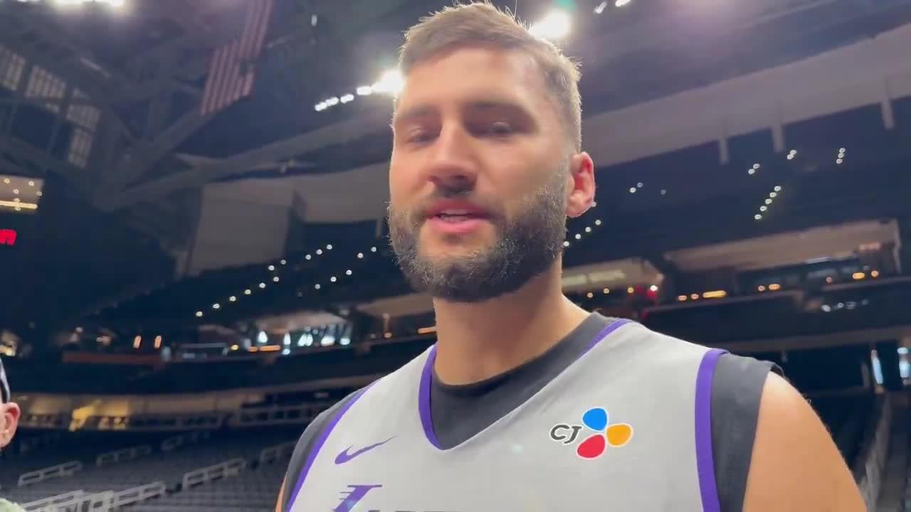Max Kleber, who's listed as questionable entering tonight's game against the Hawks in Atlanta, says after shootaround he doesn't know what tonight will look like for him but he's " gonna be ready, just be prepared and be back out with the guys, get back in rhythm and routine."