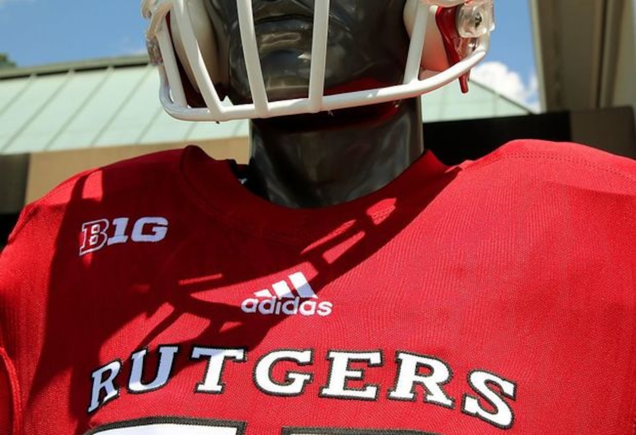 Rutgers and ADIDAS by John Munson/NJ Advance Media