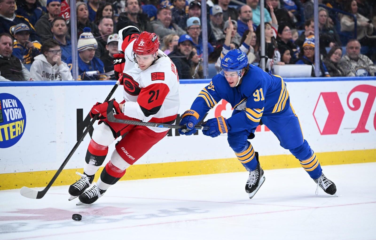 Rod Brind'Amour Discusses Rookie Defenseman Alexander Nikishin's Healthy Scratch In Winnipeg