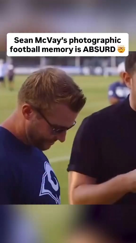 Sean McVay remembers specific plays from a week 7 game in 2015, when he was with us