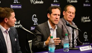 The Rockies shake up their player development staff. The Rockies parted ways with several members of their player development and coaching staff