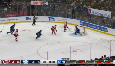 [CAR (4) - 4 TOR] Taylor Hall rebound to tie the game