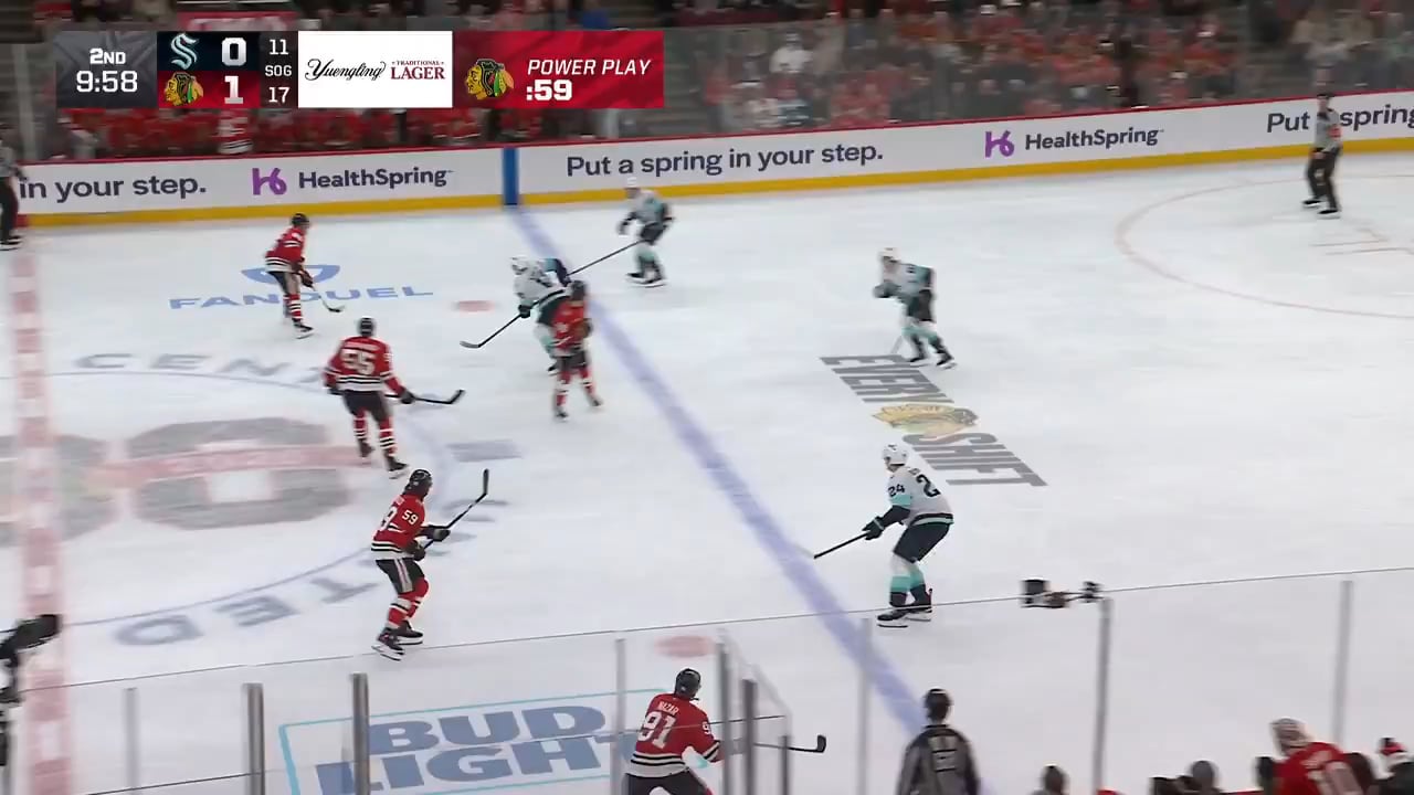 What a one-hand pass by Tyler Bertuzzi, who connects with Teuvo Teravainen for a power-play goal