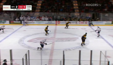 Blackhawks 2024 1st round pick Marek Vanacker scores his league leading 16th goal of the season for the Brantford Bulldogs in the OHL