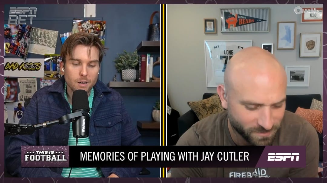 [Kevin Clark] Jay Cutler went out drinking with the Bears until around 2 AM and got everyone cars [a driver] home. Then someone broke into Kyle Long's house at 6 am. It was Jay Cutler making sure he was gonna get to the team workout. "Hey buddy just making sure we're ready to roll."
