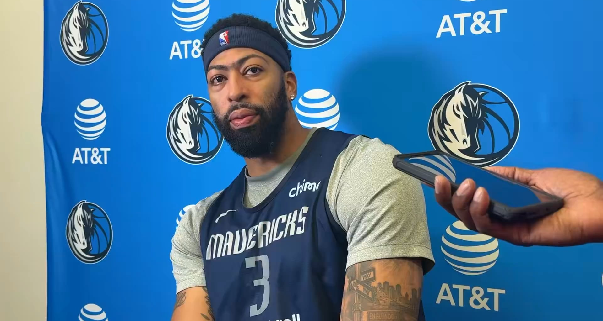 Anthony Davis on Nico Harrison's firing: "It was surprising more than anything. Nico’s my guy..."