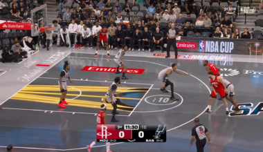 [Highlight] Rockets players avoiding Wemby + the NBA Prime crew (Nowitzki, Nash, Griffin, Haslem) talk about Wemby's defense | vs HOU 11.7.25