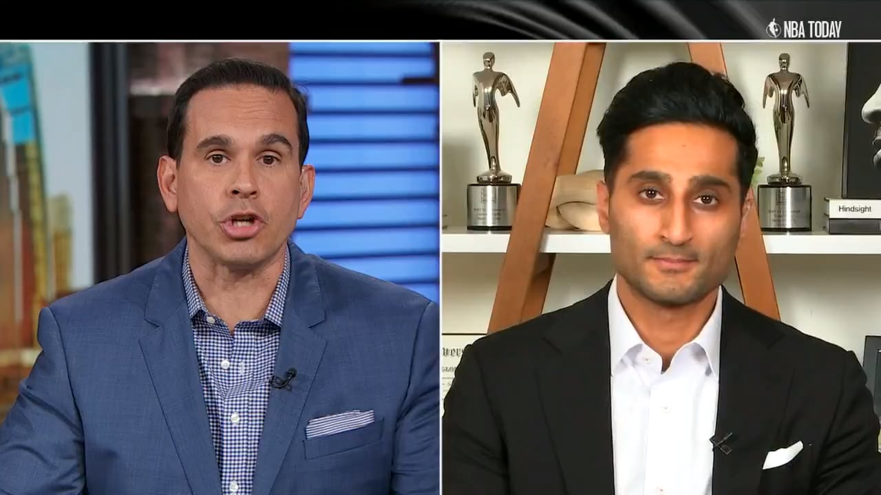 "LeBron James looked great. Felt great as he went through that practice. He moved well and he didn't show signs of any issues as he worked through he's worked through this nerve issue. My understanding right now is that LeBron James is motivated and eager to get back out on the court" per Shams