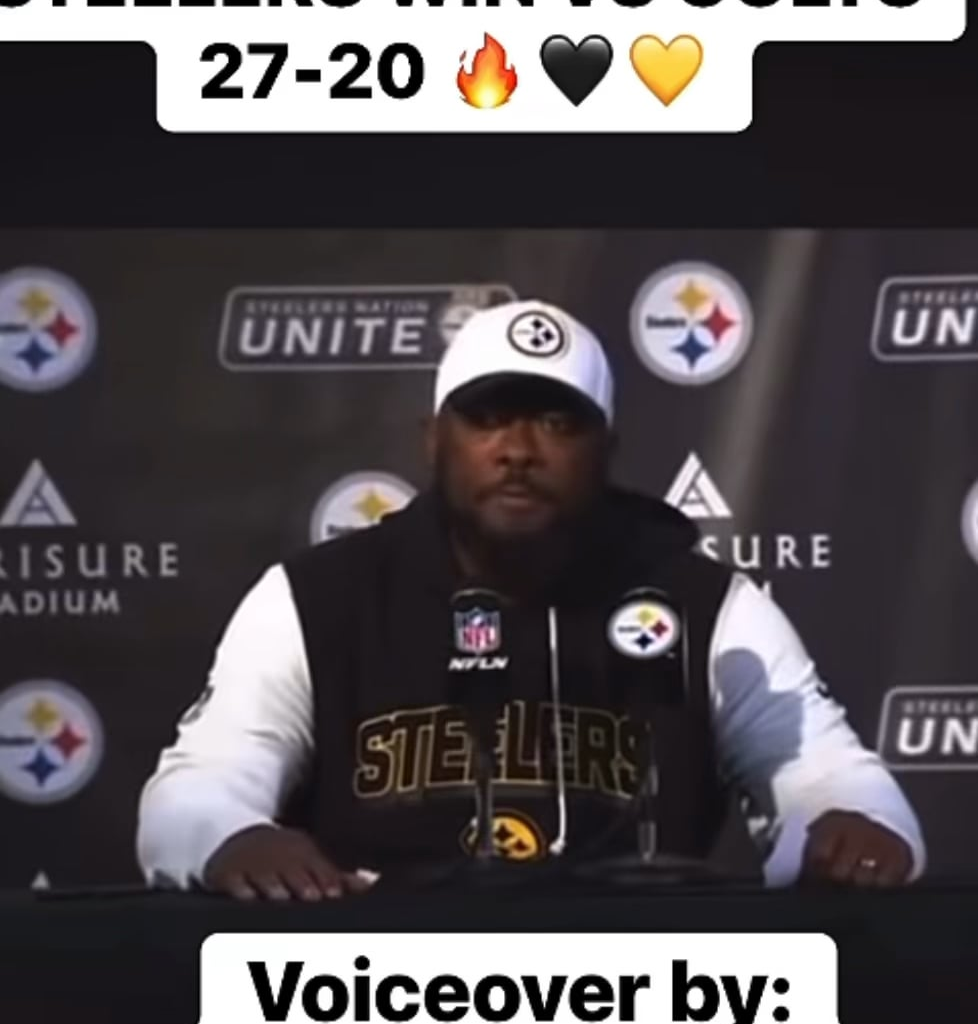 If only Mike Tomlin was this out of pocket😂