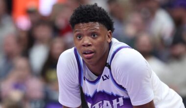 Ace Bailey’s Nike logo in the spotlight