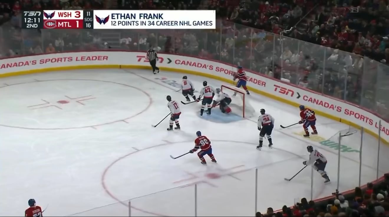 Italian sensation Joe Veleno with an absolute Bolognese snipe