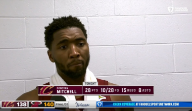 Donovan Mitchell speaks on Darius Garland following the loss to the Heat