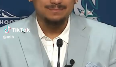 Josh Naylor named Tucker, the Mariners' clubhouse dog, as one of the reasons he re-signed with Seattle.